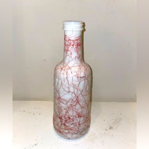 Hazel Atlas Red Drizzle Bottle